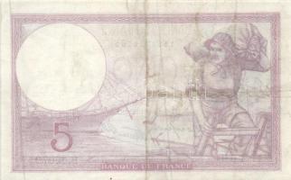 Franciaország 1939. 5Fr T:III
France 1939. 5 Francs C:F