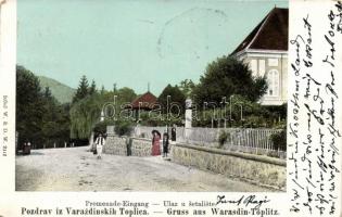 Varasdteplic promenade entrance