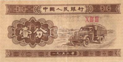 Kína / 4db klf bankjegy T:III,III- China / 4 pieces of different banknotes C:F,VG