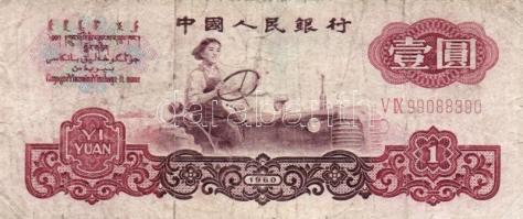 Kína / 4db klf bankjegy T:III,III-
China / 4 pieces of different banknotes C:F,VG