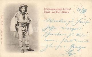 1898 Felső-Magyarország, tót viselet / Upper Hungary, Toth folklore