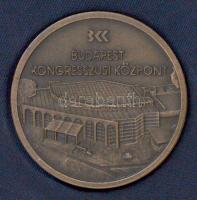 1985. "Budapest Kongresszusi Központ Megnyitására" vastag Br emlékérem (43m) dísztokban T:...