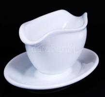 1942 Königszelt porcelán szószos tál német birodalmi jelzéssel / 
Porcelain sauce bowl from Königsze...