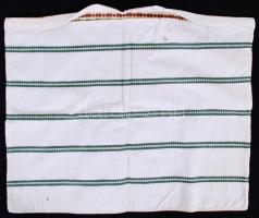 Hímzett, népművészeti párnahuzat / 
Folkloristic embroidered pillow sheet, 56x42cm