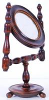 Régi fa asztali tükör, m:29 cm