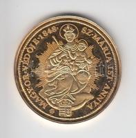 "Magyar aranypénzek utánveretben - V. Ferdinánd dukát" aranyozott Ag(0.999) emlékérem (5.5...