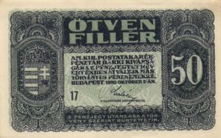 1920. 10f + 20f + 10K + 20K + 100K "Orell Füssli Zürich" T:I,II,III