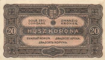 1920. 10f + 20f + 10K + 20K + 100K "Orell Füssli Zürich" T:I,II,III