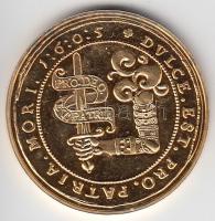 "Magyar aranypénzek utánveretben - Bocskai István 10 dukát" aranyozott Ag(0.999) emlékérem...