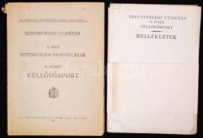 Testnevelési utasítás: 9. füzet: Céllövősport. Bp., 1926, Stádium. 94p. + mellékletek