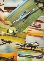 25db (13 féle) régi repülőket ábrázoló modern képeslap