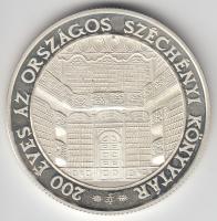 2002. 3000Ft Ag "Széchenyi Könyvtár" T:PP Csak 3000db! (újlenyomat)