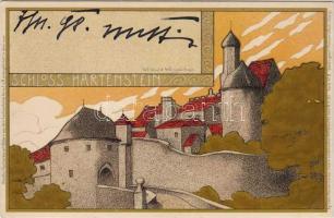 1898 Hartenstein Schloss Litho s: Willibald Weingartner