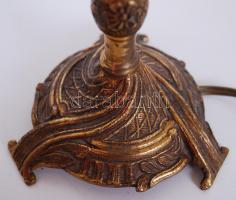 Réz lámpa test, behúzva, m:25 cm