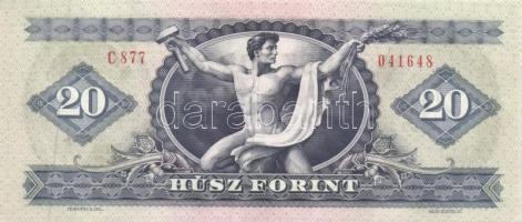 1975. 20Ft (2x) egymás utáni sorszámmal T:I