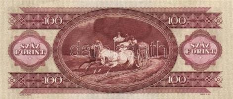 1980. 100Ft (4x) egymást követő és egyugrású sorszámmal T:I
