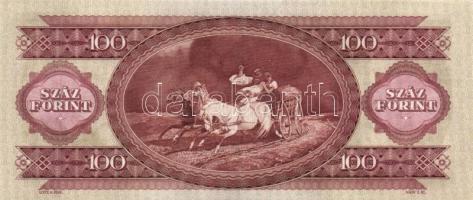 1980. 100Ft (4x) egymást követő és egyugrású sorszámmal T:I