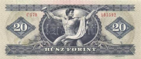 1975. 20Ft (2x) egymást követő sorszámmal T:I