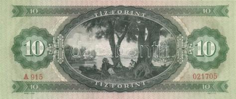 1969. 10Ft (3x) egymást követő sorszámmal T:I