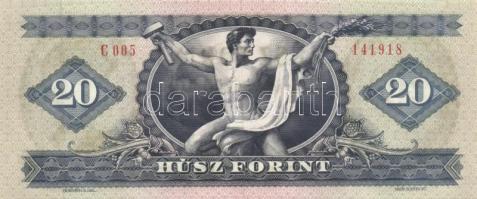 1975. 20Ft (2x) egymás utáni sorszámmal T:I-