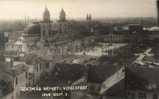 Szatmárnémeti Deák square, &#039;vissza&#039; issue So. Stpl