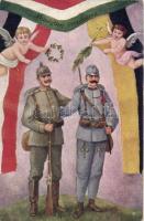 Hűségben összeforrva / loyalty for each other WWI military propaganda (EK)