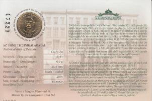 2003. 20Ft "Deák Ferenc" elsőnapi veret számozott emléklapon T:1