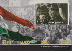 2006. 50Ft "A mártír miniszterelnök emlékére emlékkiadás emléklapon T:1