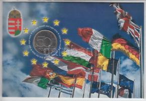 2004. 50Ft "Magyarország az EU tagja" elsőnapi veret sorszámozott emléklapon T:1