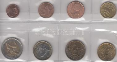 Luxemburg 2002/2003. 1c-2 Euro 8klf T:1 Luxembourgh 2002/2003 1 cent - 2 Euro 8 diff. C:Unc