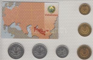 Üzbegisztán 1994. 1T - 50T 6klf laminált szettben T:1
Uzbekistan 1994. 1 Tiyin - 50 Tiyin 6 differen...
