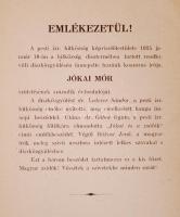 1925 A pesti izr. hitközség Jókai emlékünnepe. 1925 január 18. 16p