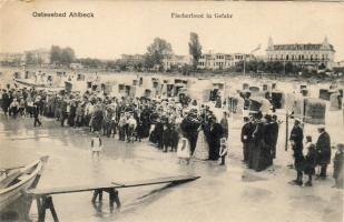 Ostseebad Ahlbeck Fischerboot in Gefähr