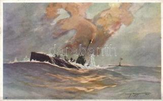 Sinking of the Italian submarine Nereide s: Harry Heusser