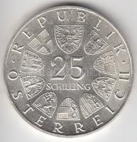 Ausztria 1966. 25Sch Ag &quot;Ferdinand Raimund&quot; T:1- Austria 1966. 25 Schilling Ag &quot;Ferdinand Raimund&quot; C:AU