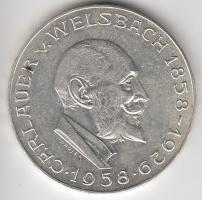 Ausztria 1958. 25Sch Ag "Carl Auer von Welsbach" T:2
Austria 1958. 25 Schilling Ag "C...