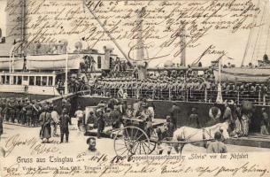 Tsingtau Truppentransporter Silvia