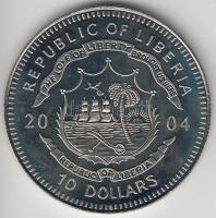 Libéria 2004. 10$ "Szabadság pillanatai-Trójai háború i.e. 1250." multicolor T:PP Liberia 2004. 10 Dollars "Moments of Freedom-Trojan War 1250 BC." multicolor C:PP