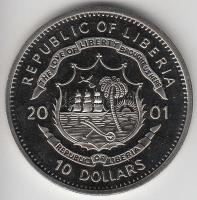 Libéria 2001. 10$ "Szabadság pillanatai-Francia forradalom 1789." multicolor T:PP Liberia 2001. 10 Dollars "Moments of Freedom-French Revolution 1789." multicolor C:PP