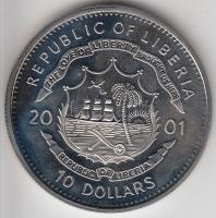 Libéria 2001. 10$ "Szabadság pillanatai-Nelson Mandela 1994." multicolor T:PP Liberia 2001. 10 Dollars "Moments of Freedom-Mandela for president 1994." multicolor C:PP