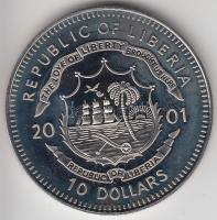 Libéria 2001. 10$ "Szabadság pillanatai-Gandhi 1869-1948." multicolor T:PP Liberia 2001. 10 Dollars "Moments of Freedom-Gandhi's life 1869-1948." multicolor C:PP