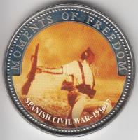 Libéria 2001. 10$ "Szabadság pillanatai-Spanyol polgárháború 1936/37" multicolor T:PP
Libe...