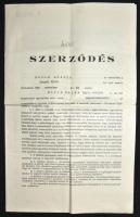 1939 havas László labdarúgó szerződése a Csepel WMFC-hez saját kezű aláírásával