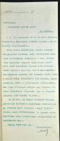 1908 Békéscsaba Rosenbaum Ignác síremlék telepe fejléces számla