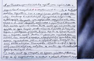 Linn Tamás: Hommage Antoine de Saint-Exupéry. Vegyes technika, fotó papír, jelzett, 42×55 cm