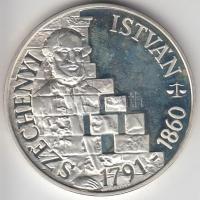 1991. 500Ft Ag "Széchenyi István" T:PP Dísztokban és tanúsítvánnyal!