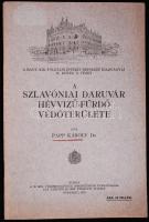 Papp Károly: A szlavóniai Daruvár hévvízű fürdő védőterülete. Bp., 1910 Földtani Intézet 47p. + kiha...