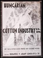 cca 1940 Hungarian Cotton Industry Co. nagyalakú képes reklám füzet 16p.
