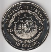Libéria 2001. 10$ "Szabadság pillanatai-Női egyenjogúság 1866" multicolor T:PP Liberia 2001. 10 Dollars "Moments of Freedom-Equal rights for women 1866" multicolor C:PP