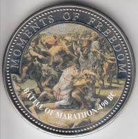 Libéria 2001. 10$ "Szabadság pillanatai-Maratoni Csata Kr.e.490." multicolor T:PP
Liberia ...